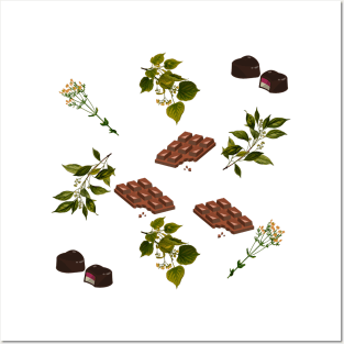 Chocolate and Herbs Posters and Art